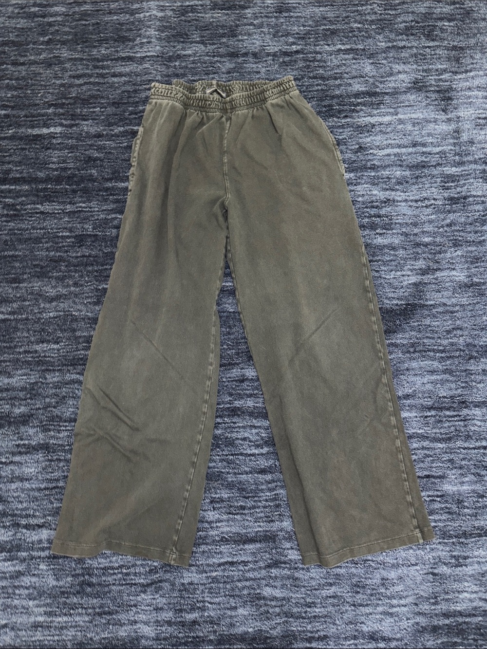 Brandy Melville Black Wide-Leg Sweatpants